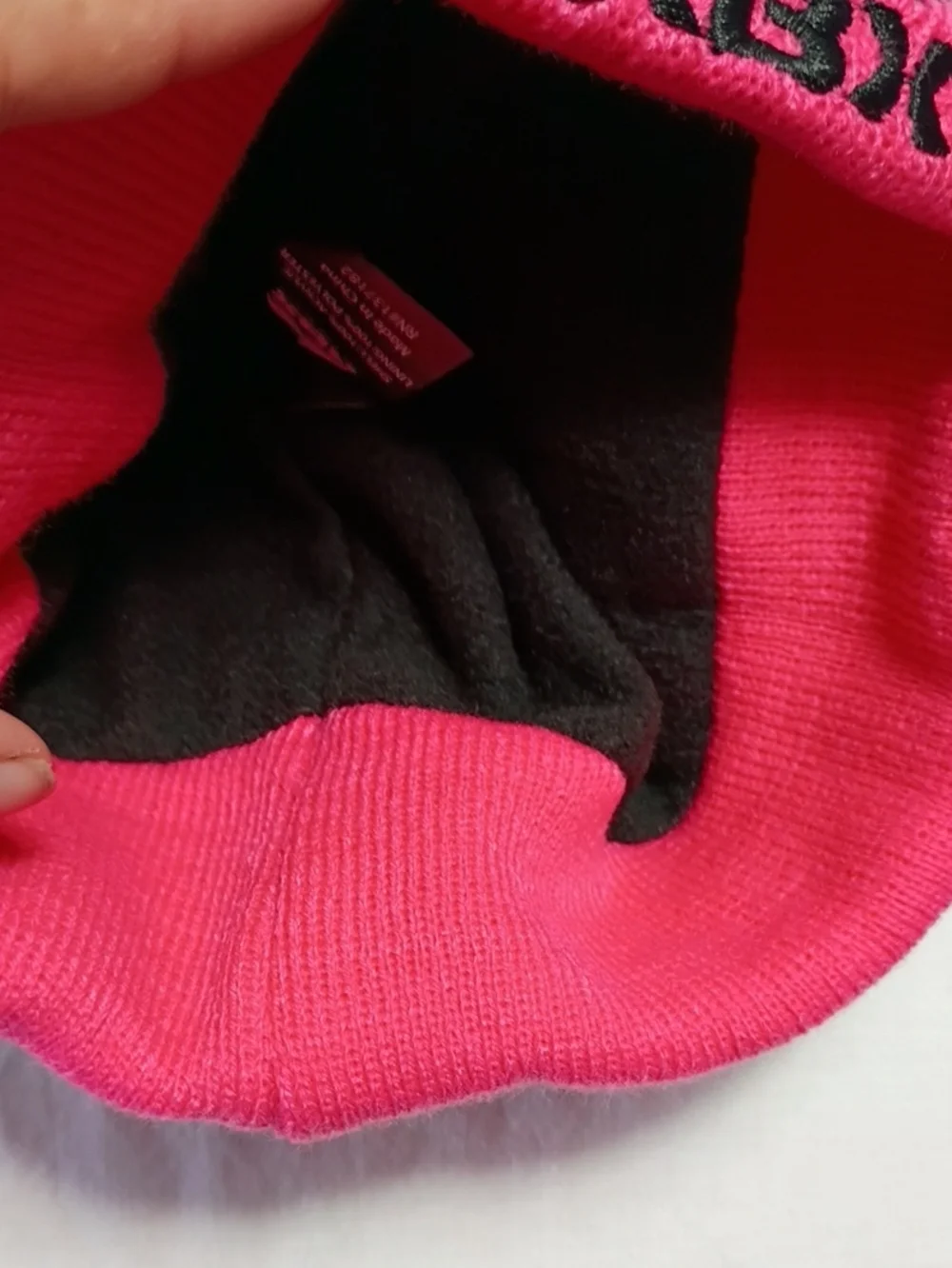NWT RBX Girls Pink Beanie and Glove Set One Size Winter Outdoor